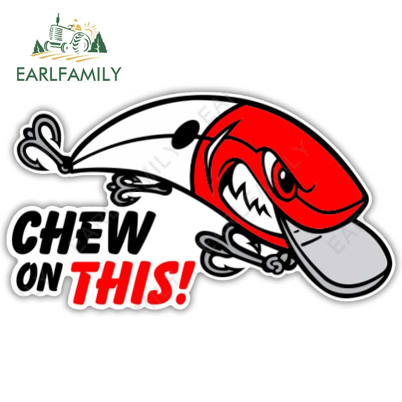 Fishing Lure Box - EARLFAMILY Masticare su questo adesivo esca