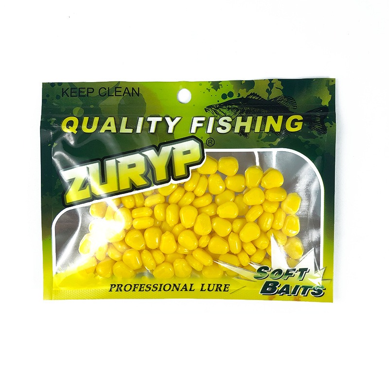 Fishing Lure Topwater - 100 pz Silicone Odore di Mais