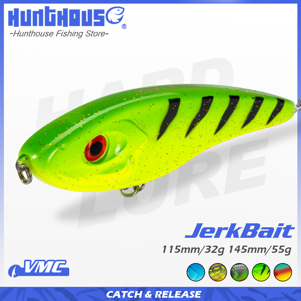 Fishing Lure Spinnerbait - Hunthouse Jerkbait Musky Buster Esca da