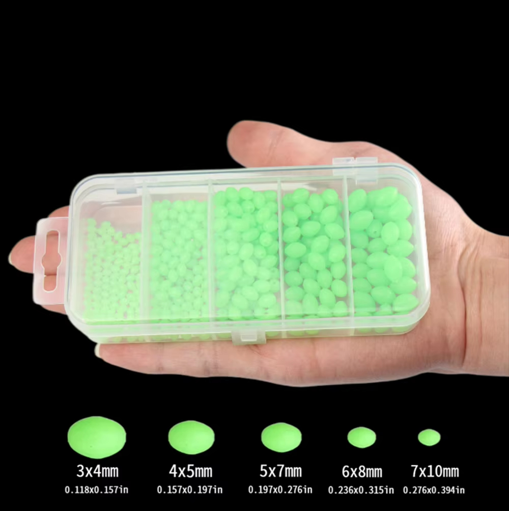 Fishing Lure Kit - 375 Pz/set Notte Luminoso Pesca Perline