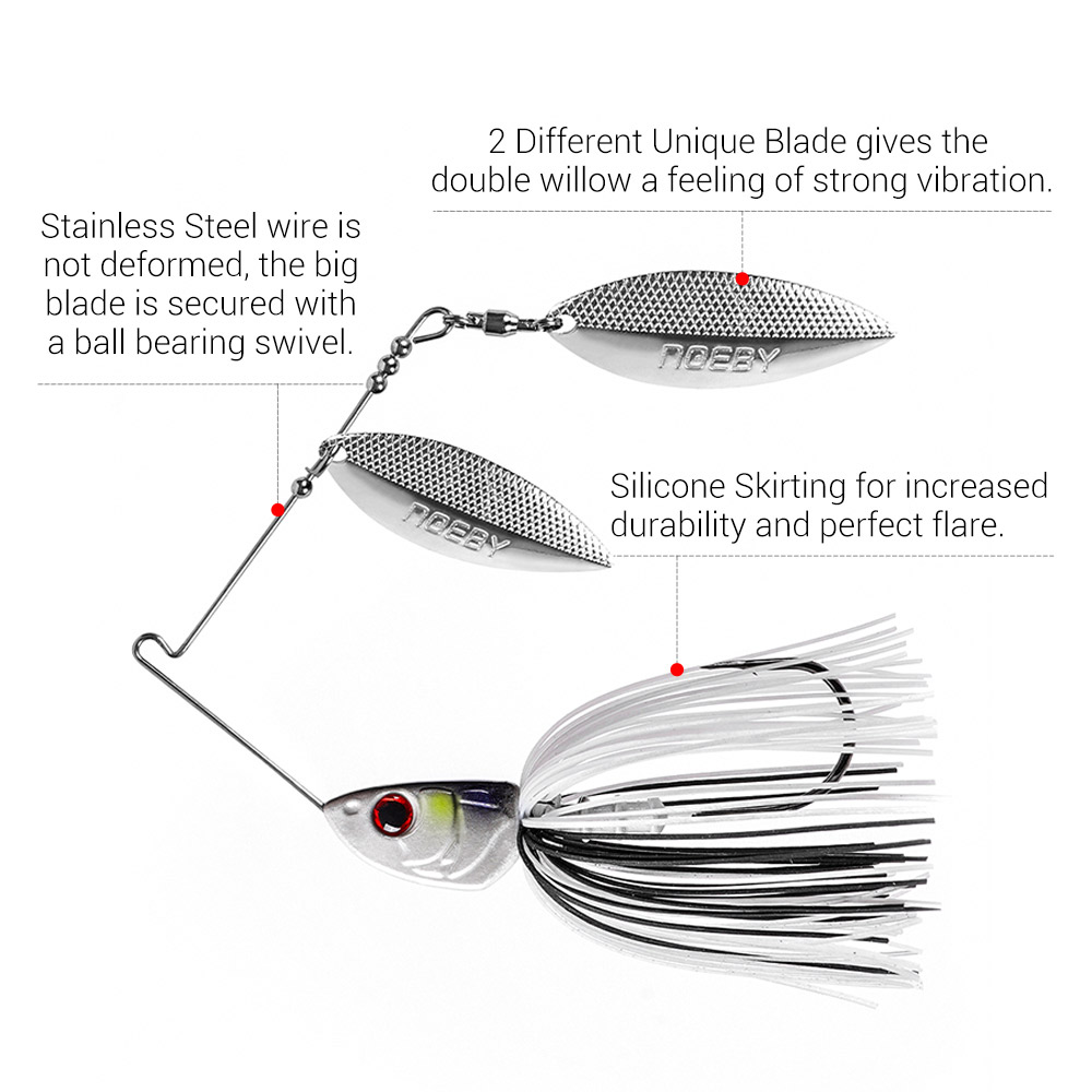 Noeby Spinnerbait 10.5g 14g 21 - Fishing Lure Spinnerbait recensione e prezzo