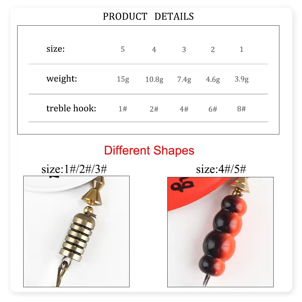 Cucchiaio di metallo Spinner R - Fishing Lure Crankbait recensione e prezzo