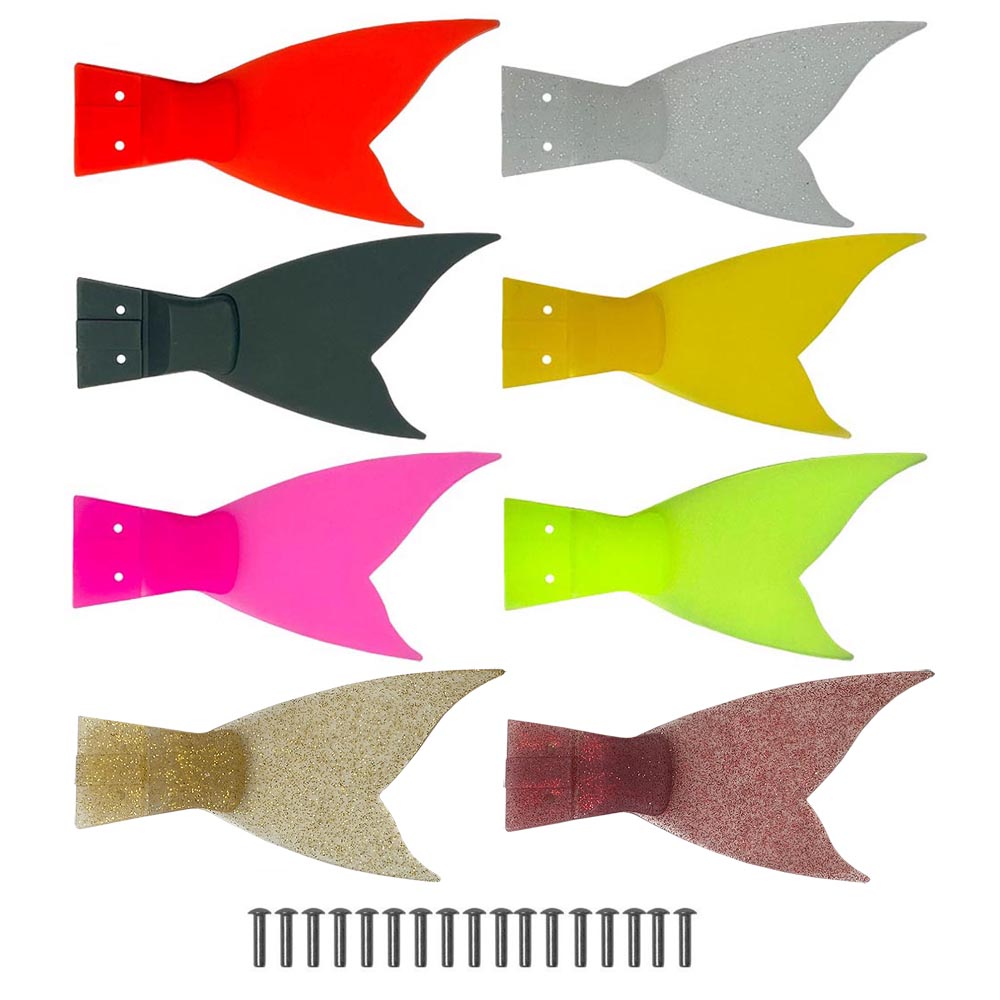 6 pezzi di coda di ricambio pe - Fishing Lure Popper recensione e prezzo