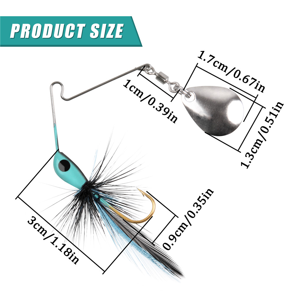 6 Pz/12 Pz Spinner esca Bass R - Fishing Lure Making Kit recensione e prezzo