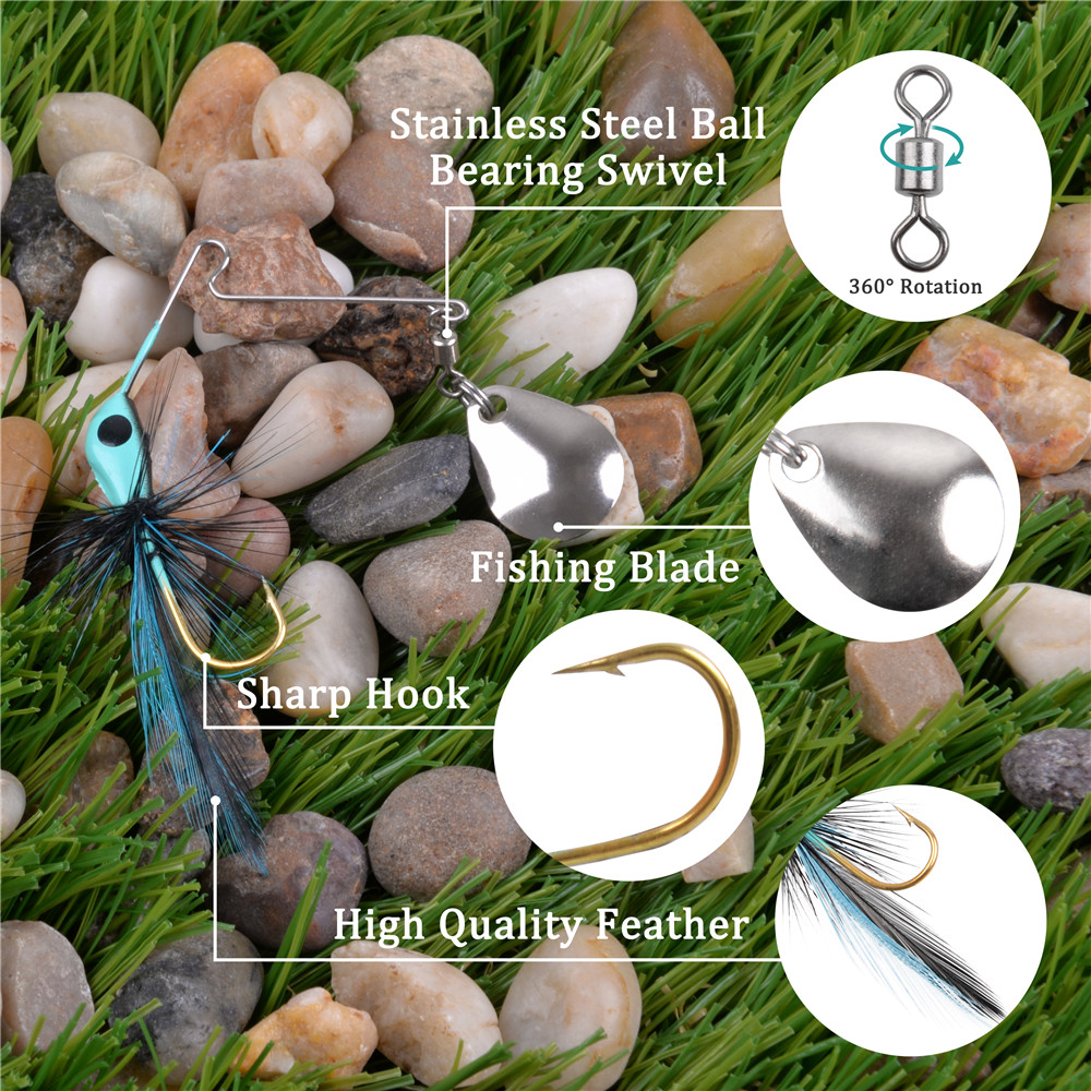 6 Pz/12 Pz Spinner esca Bass R - Fishing Lure Making Kit recensione e prezzo