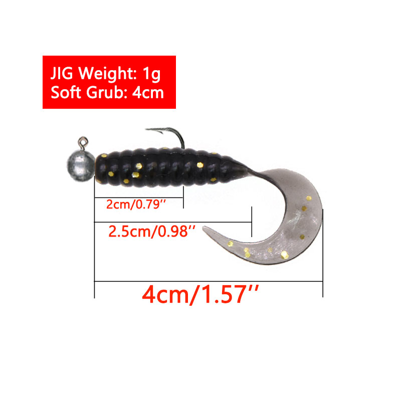 JYJ 5 pz/borsa 1g jig gancio c - Fishing Lure Soft Plastic recensione e prezzo