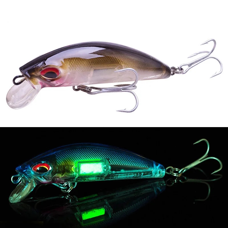 Occhi 3D Luminosi Minnow Esche - Fishing Lure Crankbait recensione e prezzo