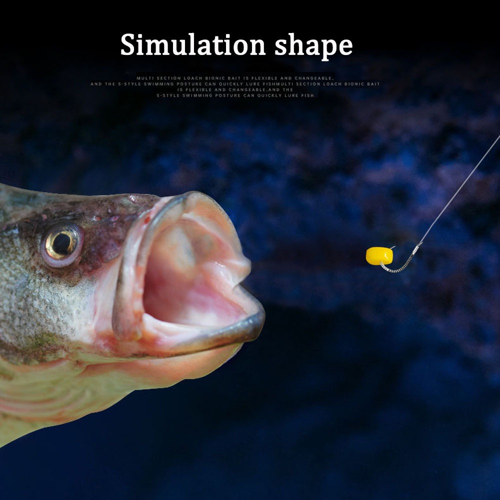 100 pz Silicone Odore di Mais  - Fishing Lure Topwater recensione e prezzo