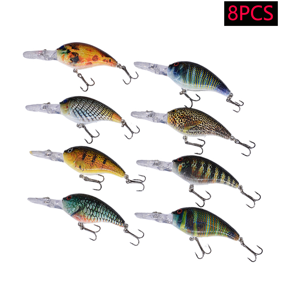 Set di 8 esche artificiali rig - Fishing Lure Crankbait recensione e prezzo