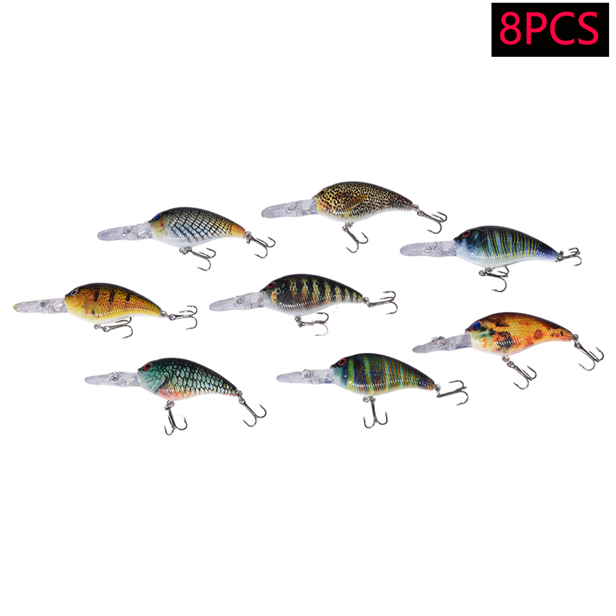 Set di 8 esche artificiali rig - Fishing Lure Crankbait recensione e prezzo