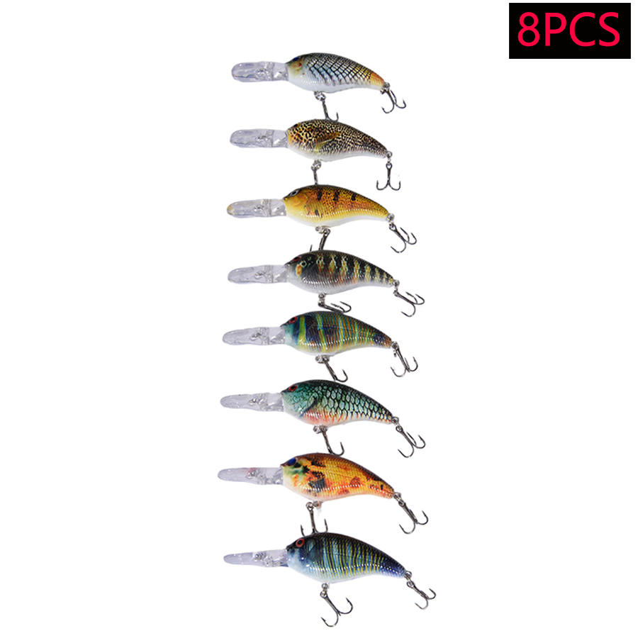 Set di 8 esche artificiali rig - Fishing Lure Crankbait recensione e prezzo