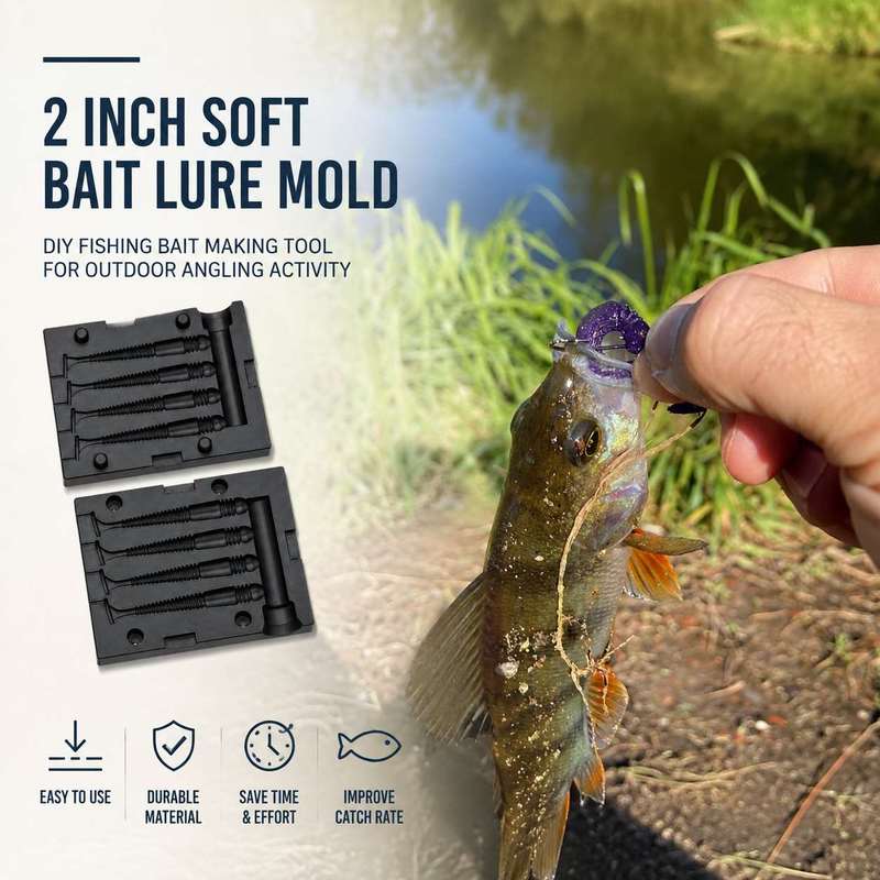 Stampo per esche morbide da 2  - Fishing Lure Making Kit recensione e prezzo