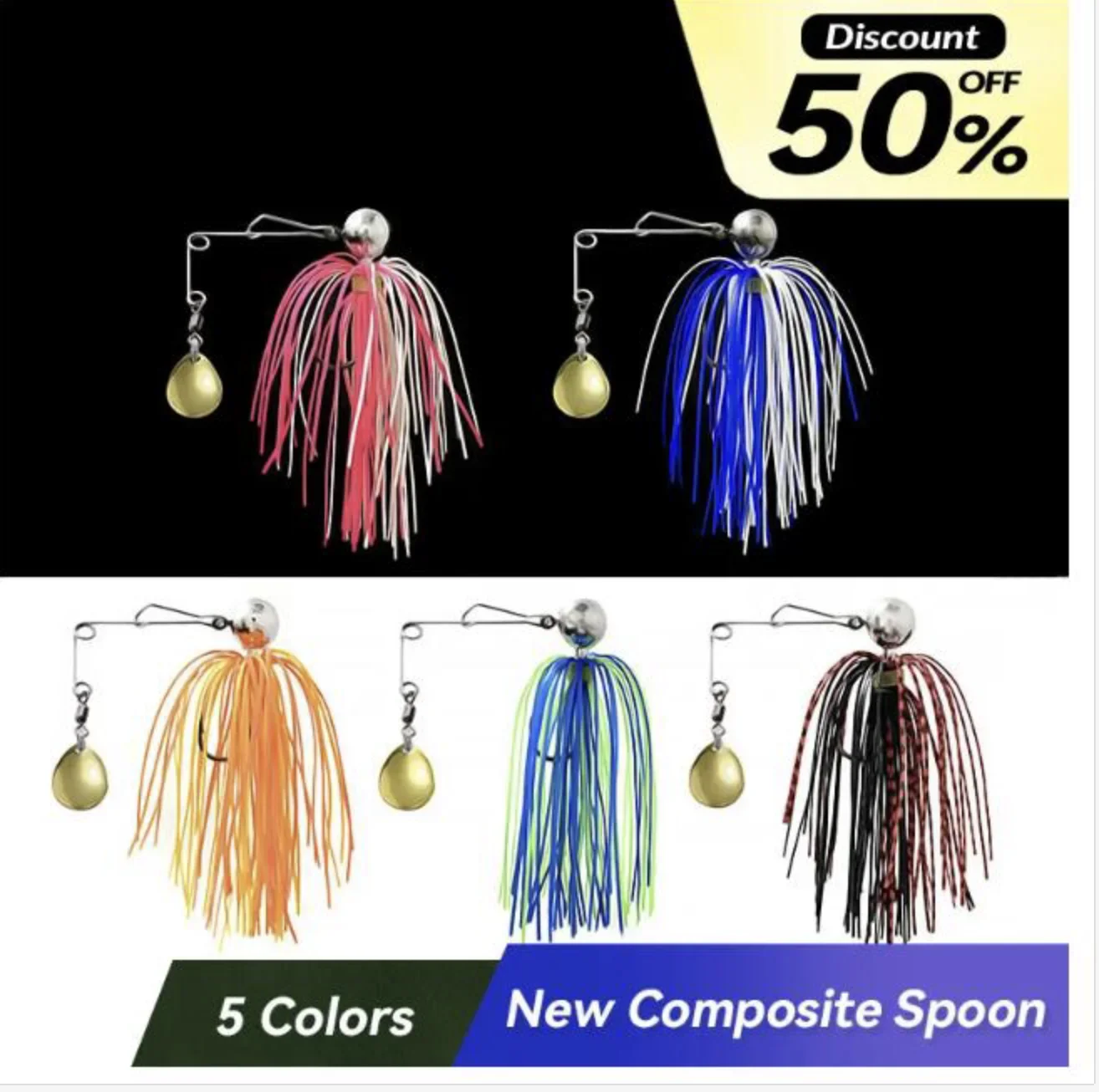 Spinnerbait Esca da pesca Esca - Fishing Lure Blade Bait recensione e prezzo