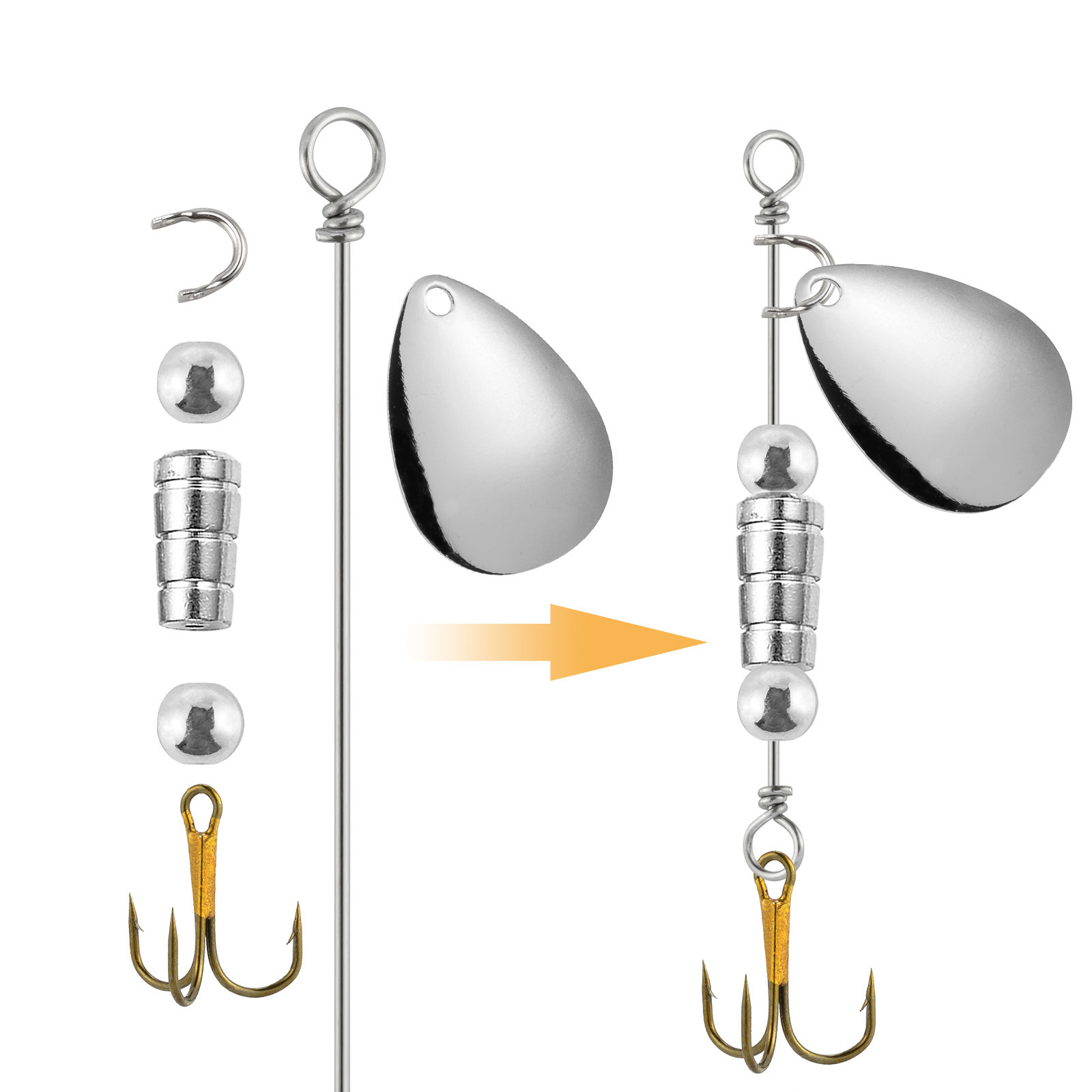 90 Pezzi di Filo per Spinnerba - Fishing Lure Spinnerbait recensione e prezzo